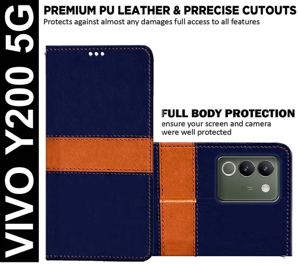 Multicolor_Artificial_Leather_Vivo_Y200_5G_Back_Cover