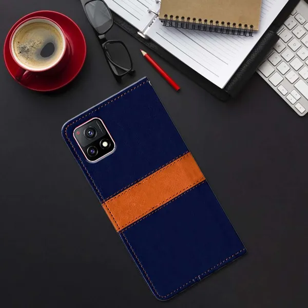 Multicolor_Artificial_Leather_Vivo_Y31S_Flip_Cover