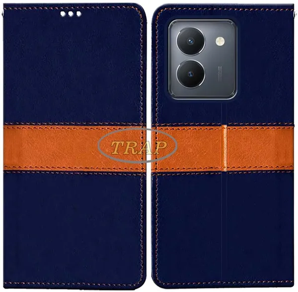 Multicolor_Artificial_Leather_Vivo_Y36_Flip_Cover