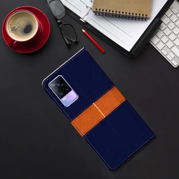 Multicolor_Artificial_Leather_Vivo_Y73_5G_Flip_Cover
