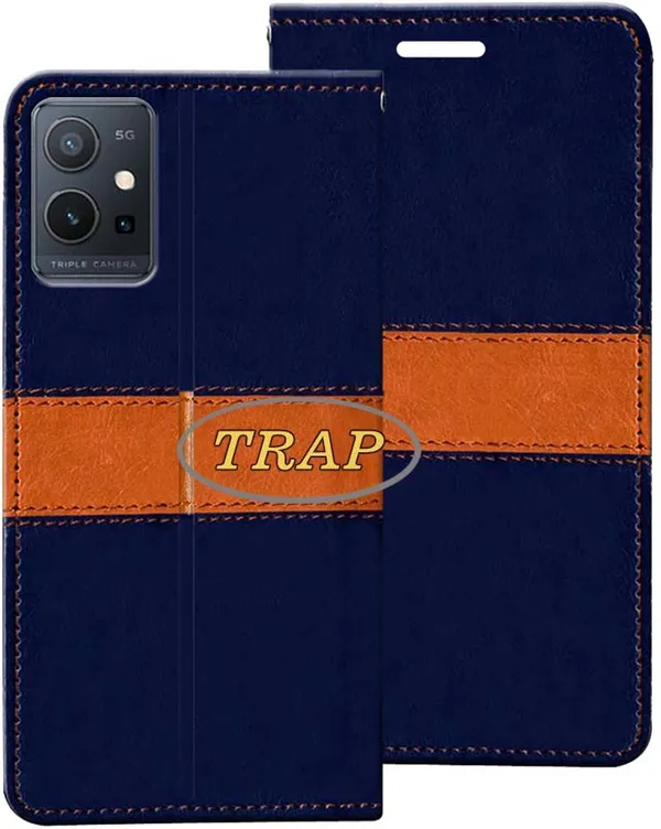 Multicolor_Artificial_Leather_Vivo_Y75_5G_Back_Cover