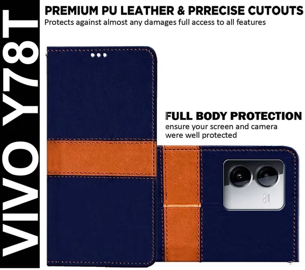 Multicolor_Artificial_Leather_Vivo_Y78T_Back_Cover