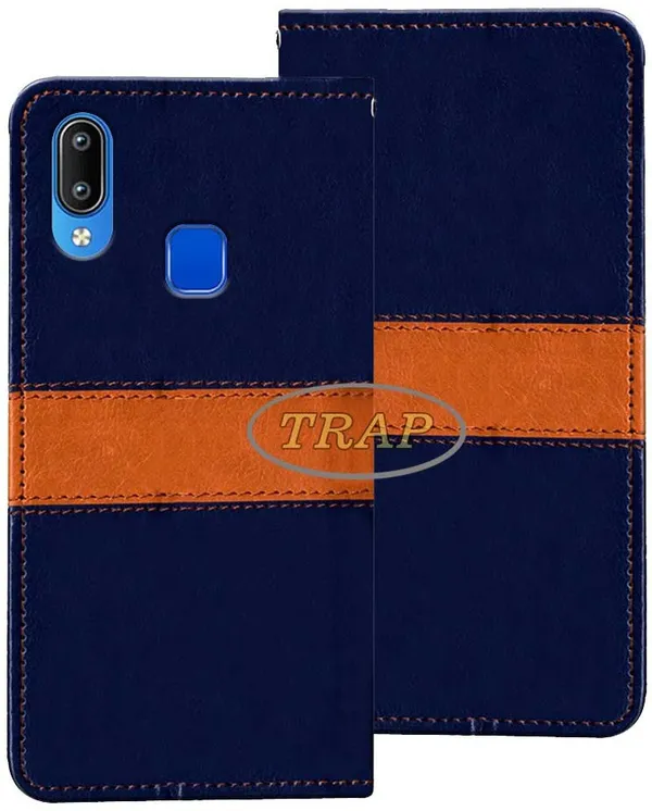 Multicolor_Artificial_Leather_Vivo_Y91_Flip_Cover