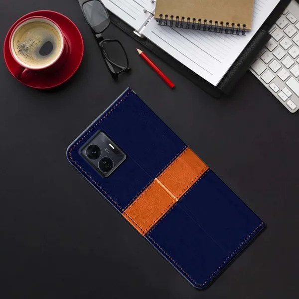 Multicolor_Artificial_Leather_iQOO_Z6_Pro_5G_Back_Cover