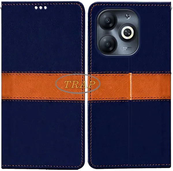 Multicolor_Artificial_Leather_Infinix_Smart_8_Back_Cover