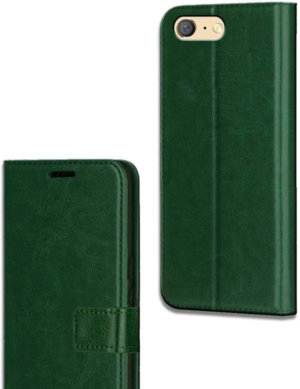 Green_Artificial_Leather_Oppo_A71_Flip_Cover