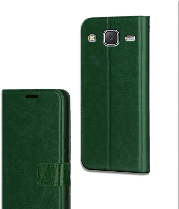 Green_Leather_Samsung_Galaxy_J7_Nxt_Flip_Cover