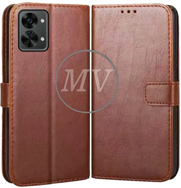 Brown_Artificial_Leather_OnePlus_Nord_2T_Back_Cover