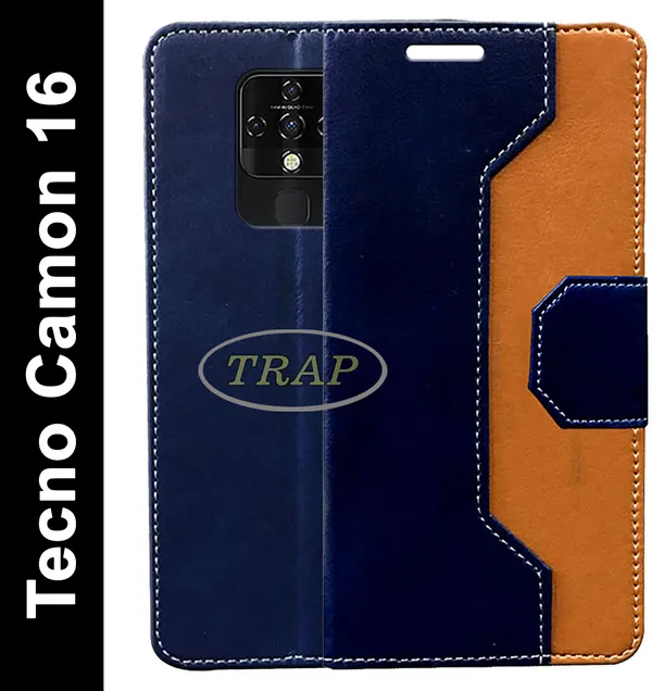 Multicolor_Artificial_Leather_Tecno_Camon_16_Back_Cover