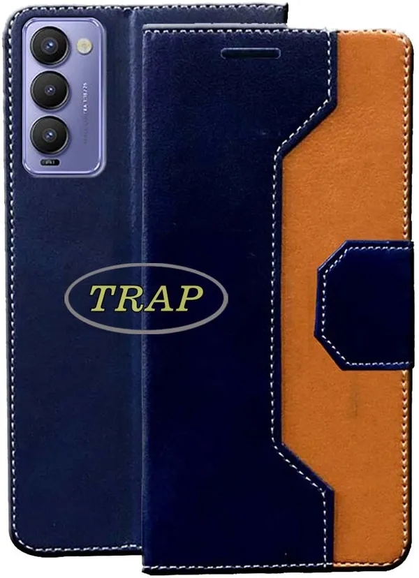 Multicolor_Artificial_Leather_Tecno_Camon_18_Back_Cover