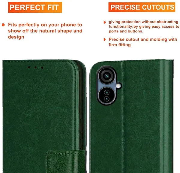 Green_Artificial_Leather_Tecno_Camon_19_Neo_Back_Cover