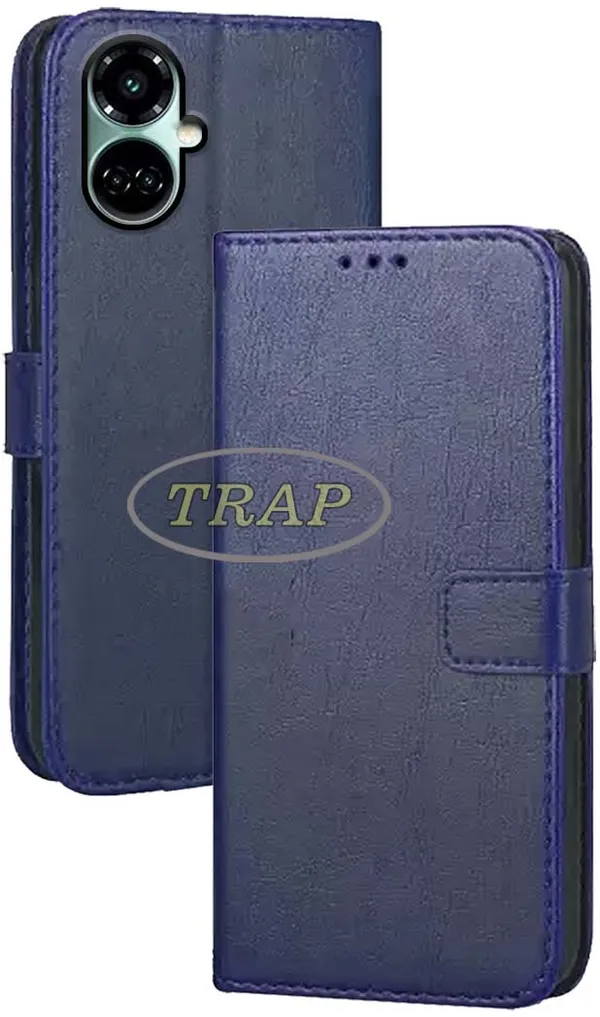 Blue_Artificial_Leather_Tecno_Camon_19_Pro_5G_Back_Cover