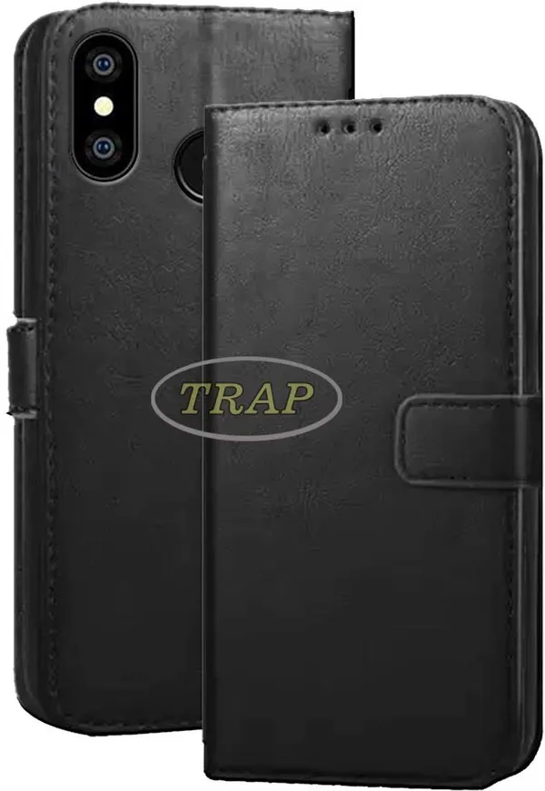 Black_Artificial_Leather_Coolpad_Cool_5_Flip_Cover