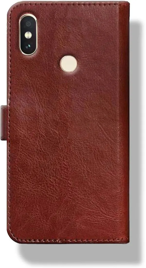 Brown_Leather_Mi_Redmi_6_pro_Wallet_Case_Cover