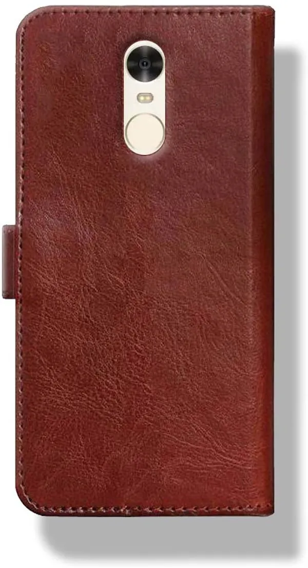 Brown_Leather_Mi_Redmi_Note_4_Wallet_Case_Cover