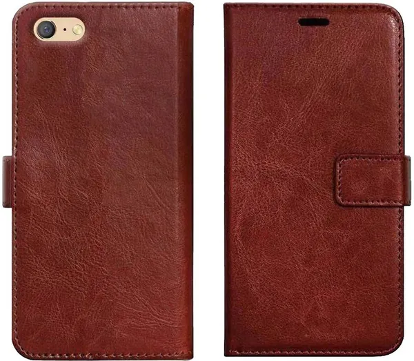 Brown_Leather_Oppo_A71_Wallet_Case_Cover