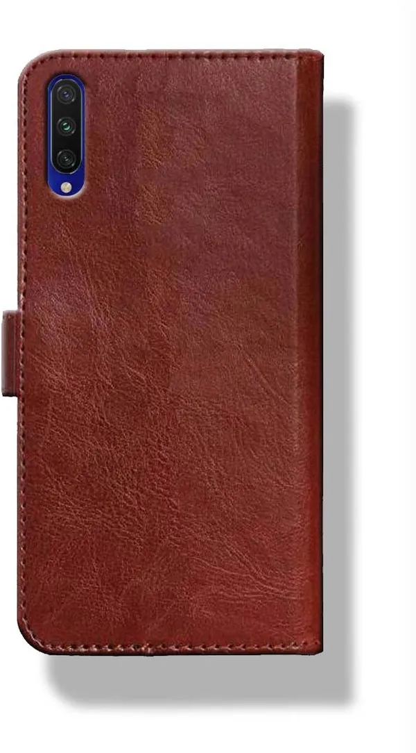 Brown_Leather_Redmi_Mi_A3_Wallet_Case_Cover