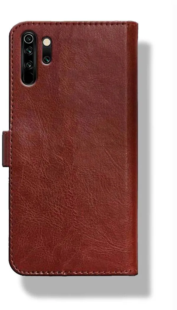 Brown_Leather_Redmi_Note_8_Pro_Wallet_Case_Cover