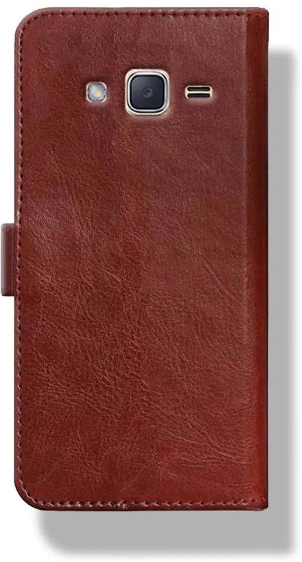 Brown_Leather_Samsung_Galaxy_J2_Wallet_Case_Cover