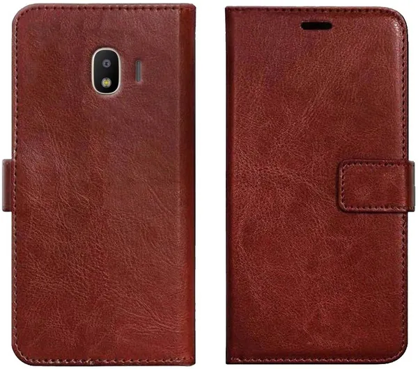 Brown_Leather_Samsung_Galaxy_J2_Core_Wallet_Case_Cover