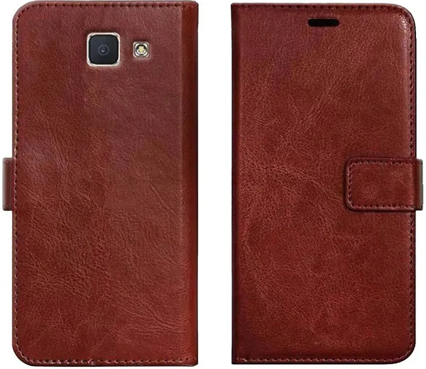 Brown_Leather_Samsung_Galaxy_J4_Plus_Wallet_Case_Cover