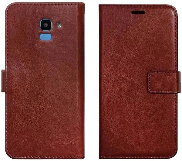 Brown_Leather_Samsung_Galaxy_J6_Wallet_Case_Cover