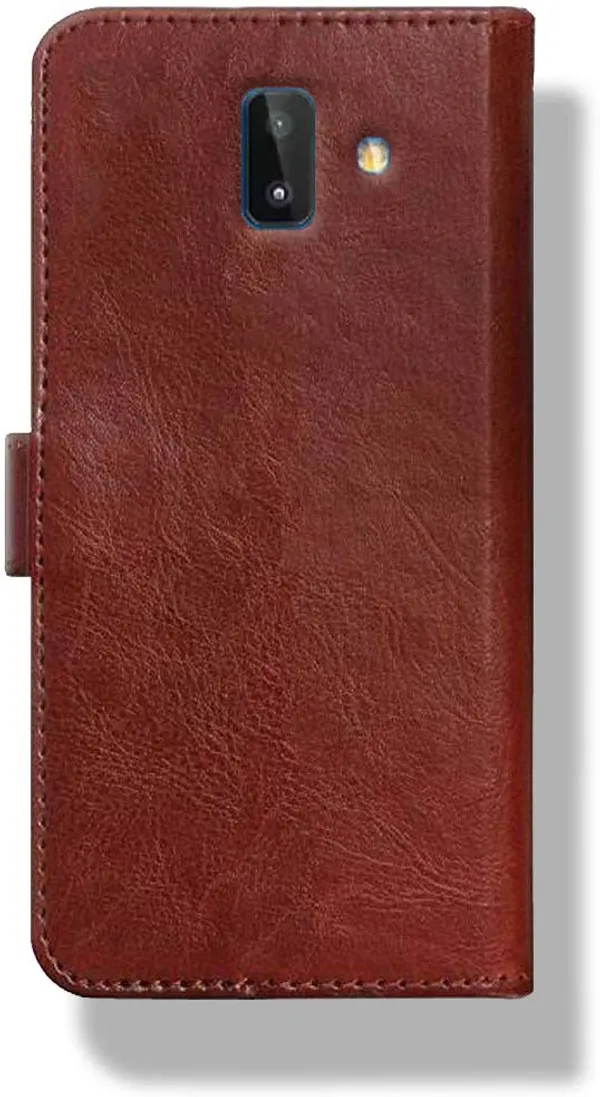 Brown_Leather_Samsung_Galaxy_J6_Plus_Wallet_Case_Cover