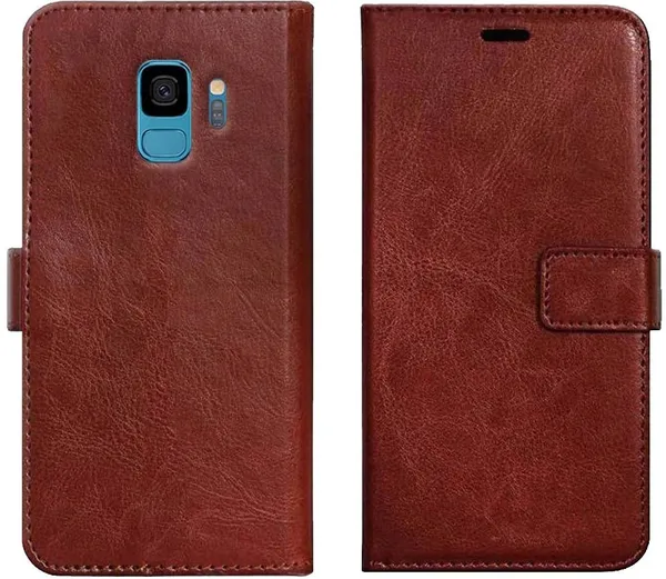 Brown_Leather_Samsung_Galaxy_S9_Wallet_Case_Cover