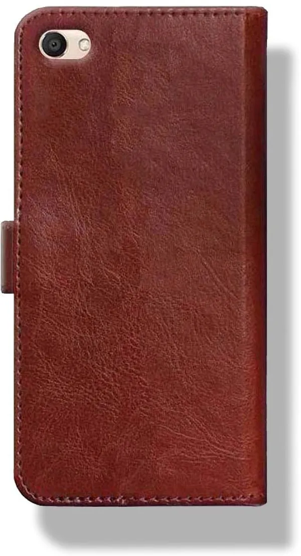 Brown_Leather_VIVO_Y71_Wallet_Case_Cover