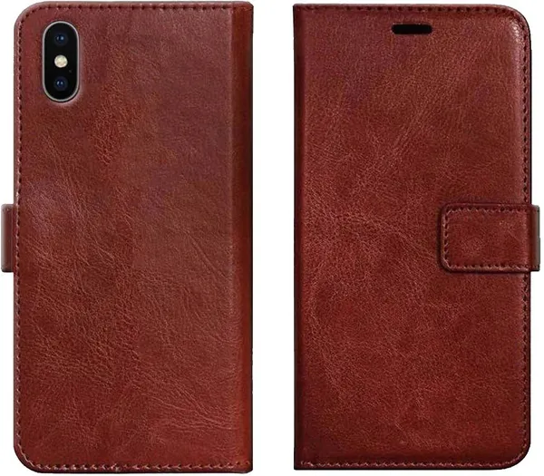 Brown_Leather_Apple_iPhone_XS_Wallet_Case_Cover