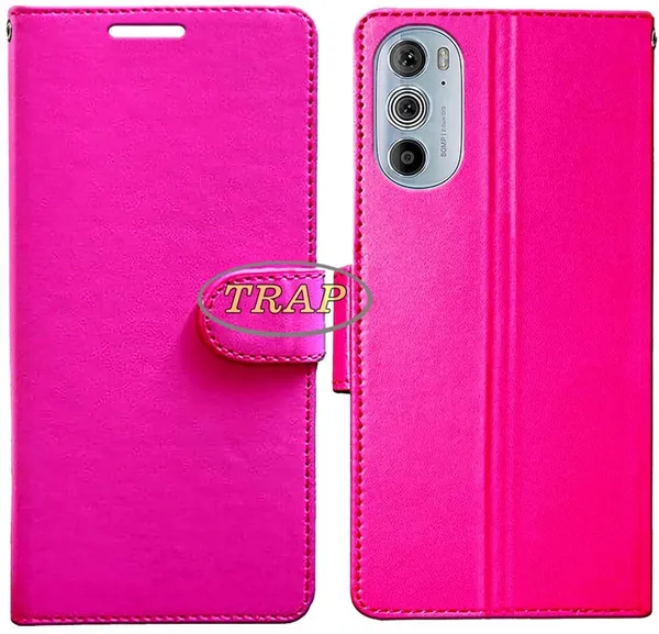 Pink_Artificial_Leather_Moto_Edge_30_Pro_5G_Back_Cover