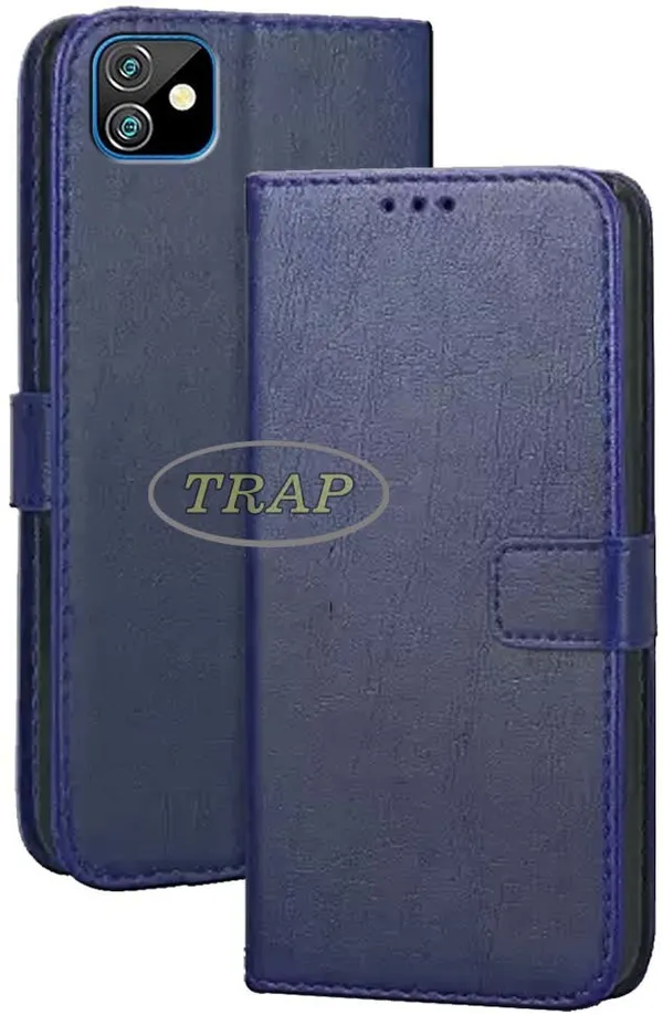 Blue_Artificial_Leather_Gionee_Pro_Max_Flip_Cover