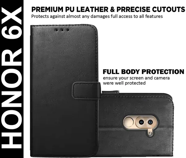 Black_Artificial_Leather_Honor_6X_Back_Cover