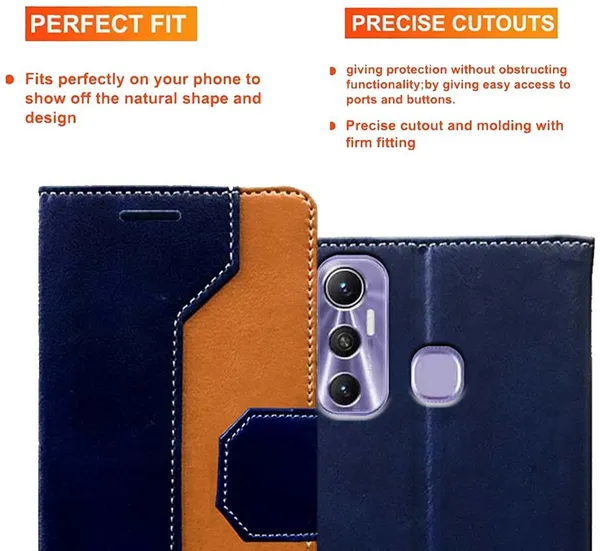 Multicolor_Artificial_Leather_Infinix_Hot_11_Back_Cover