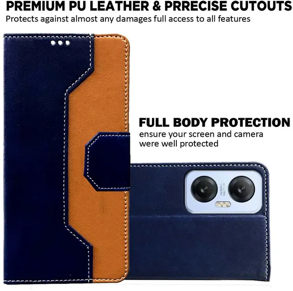 Multicolor_Artificial_Leather_Infinix_Hot_20_5G_Back_Cover