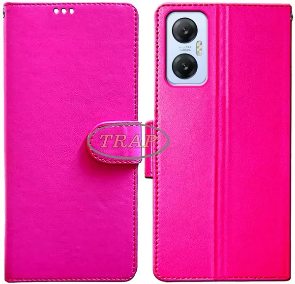 Pink_Artificial_Leather_Infinix_Hot_20_5G_Back_Cover