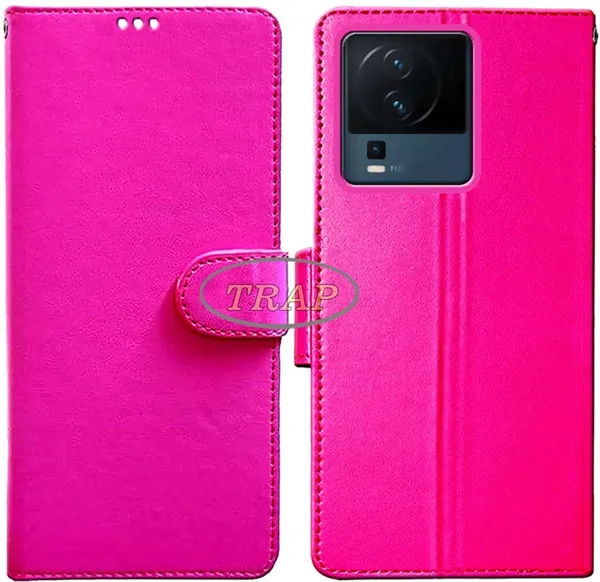 Pink_Artificial_Leather_IQ00_Neo7_Pro_Flip_Cover