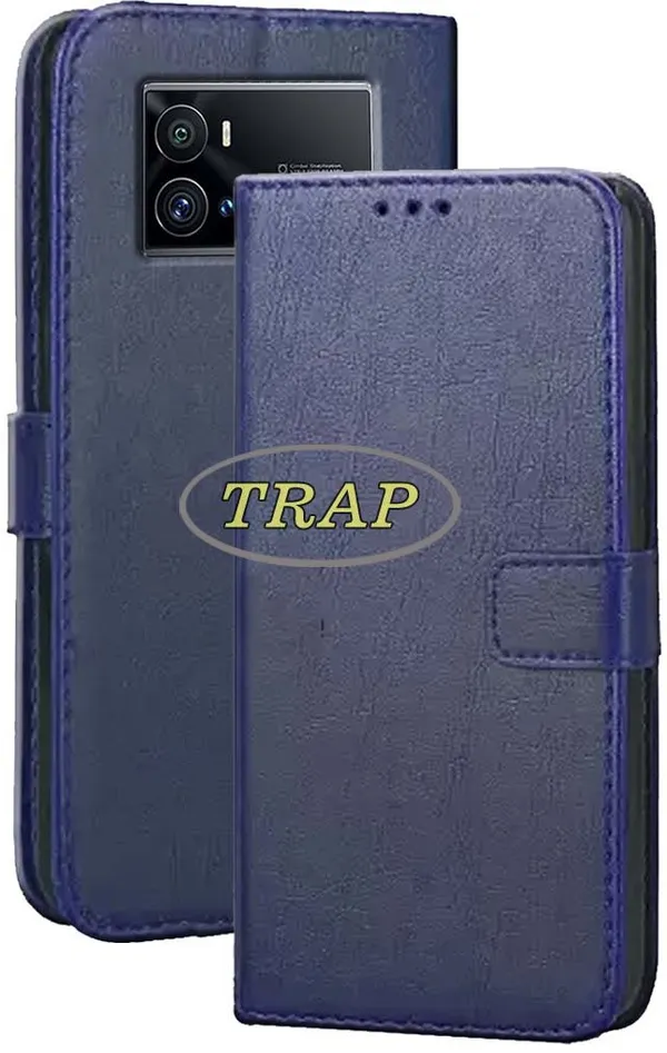 Blue_Artificial_Leather_IQOO_9_Pro_Back_Cover
