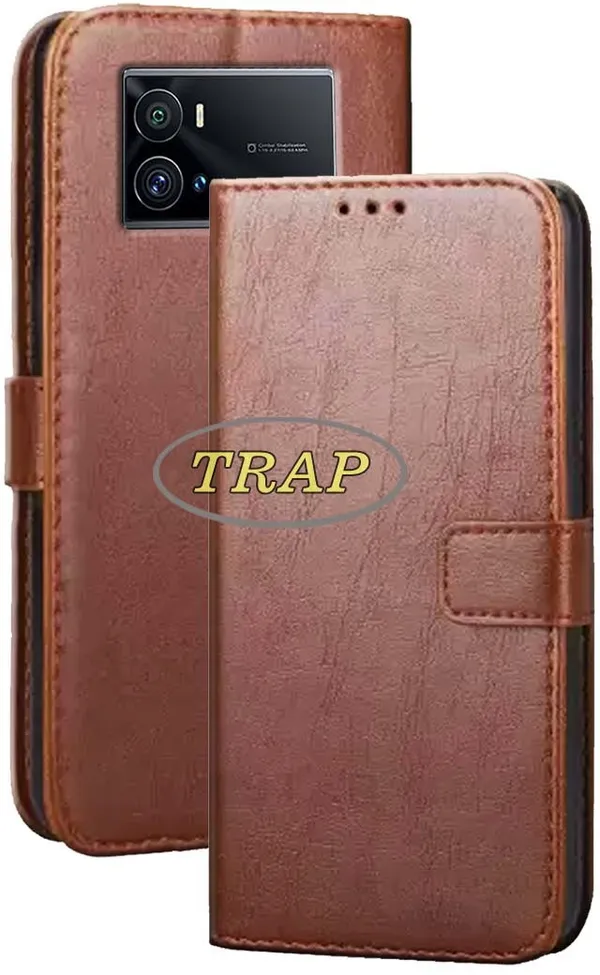 Brown_Artificial_Leather_IQOO_9_Pro_Back_Cover