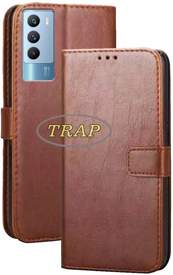 Brown_Artificial_Leather_IQOO_9_SE_5G_Back_Cover
