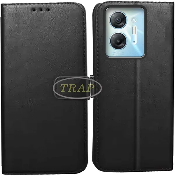 Black_Artificial_Leather_Infinix_Hot_30_Back_Cover