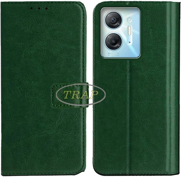 Green_Artificial_Leather_Infinix_Hot_30_Back_Cover