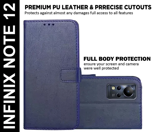 Blue_Artificial_Leather_Infinix_Note_12_Back_Cover
