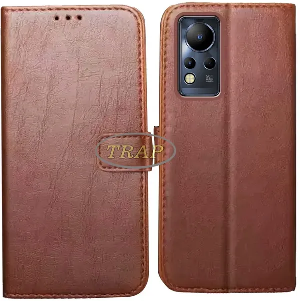 Brown_Artificial_Leather_Infinix_Note_12_Back_Cover