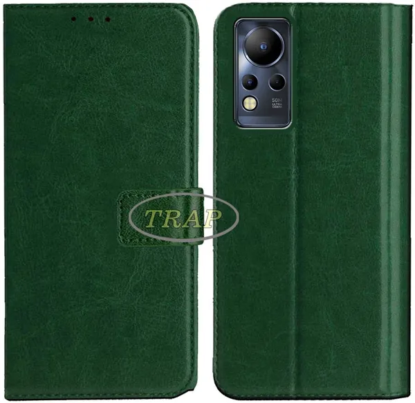 Green_Artificial_Leather_Infinix_Note_12_Back_Cover