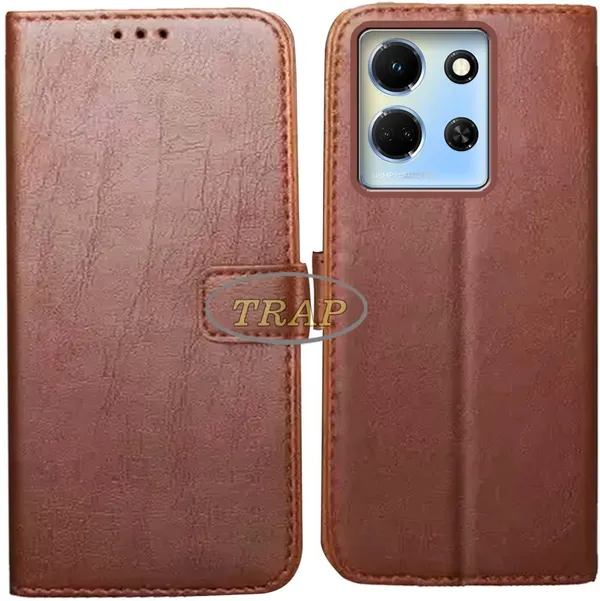 Brown_Artificial_Leather_Infinix_Note_30_5G_Flip_Cover