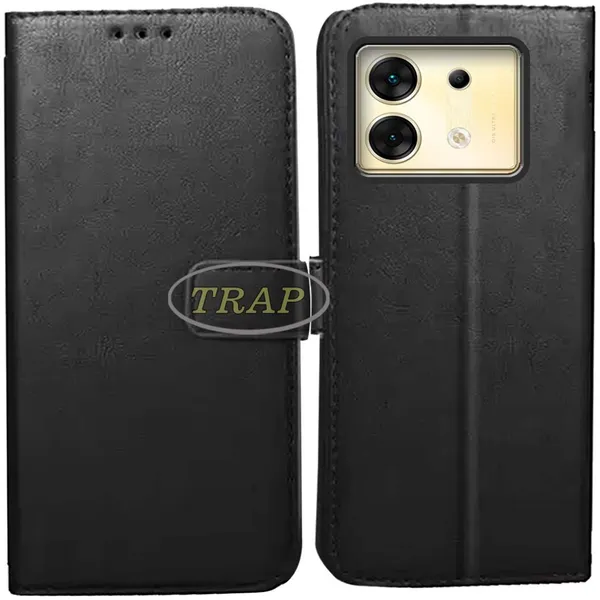 Black_Artificial_Leather_Infinix_Zero_30_5G_Back_Cover