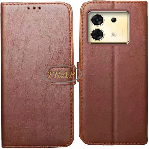 Brown_Artificial_Leather_Infinix_Zero_30_5G_Back_Cover