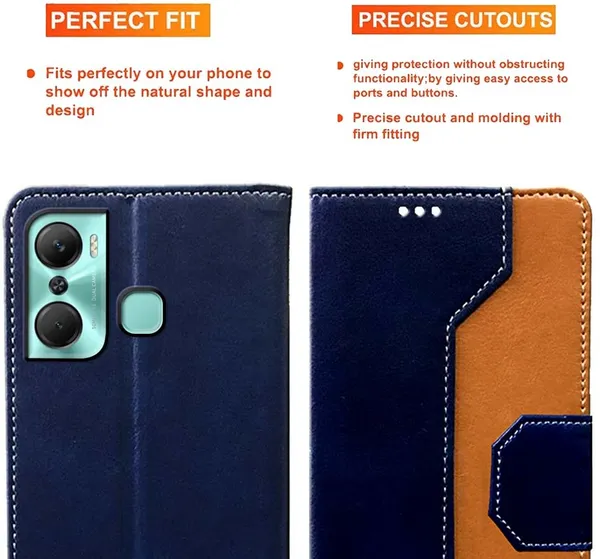 Multicolor_Artificial_Leather_Infinix_Hot_12_Pro_Back_Cover