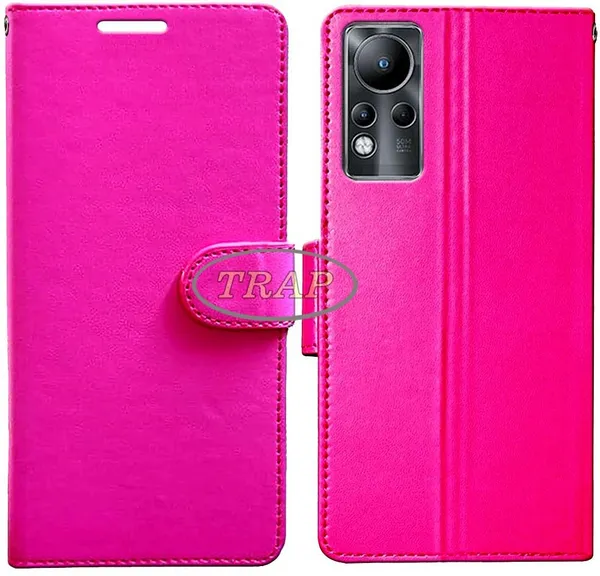 Pink_Artificial_Leather_Infinix_Note_11_Back_Cover